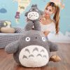 20 70cm Giant Plush Totoro Toys Cartoon Tonari no Totoro Plush Pillow Lovely Stuffed Dolls for 3 - Studio Ghibli Shop