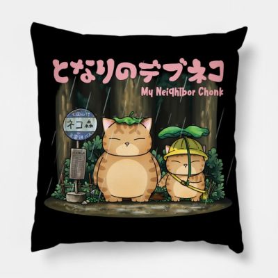 My Neighbor Chonk Throw Pillow Official Studio Ghibli Merch