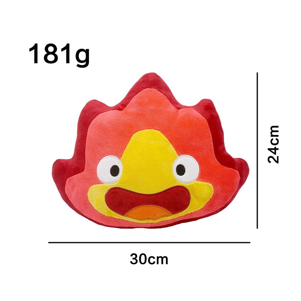 24CM New Calcifer Plush Toys Cartoon Filled Soft Dolls Children Christmas Gifts Home Decorative Toys Wholesale 5 - Studio Ghibli Shop