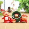 4 Pcs set Kawaii Japan Anime Ponyo on The Cliff Resin Action Figures Gardening Fish Ornament - Studio Ghibli Shop