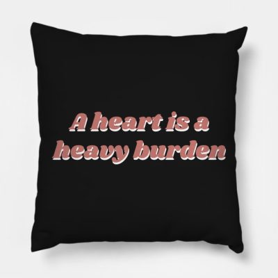 A Heart Is A Heavy Burden Throw Pillow Official Studio Ghibli Merch