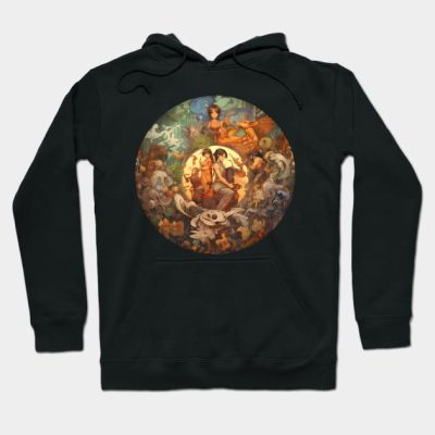 Mother And Daughter Anime And Animated Art Hoodie Official Studio Ghibli Merch