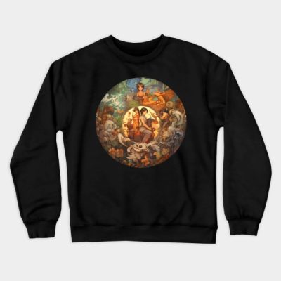 Mother And Daughter Anime And Animated Art Crewneck Sweatshirt Official Studio Ghibli Merch