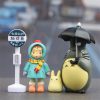 4pcs lot 3 5cm Anime My Neighbor Totoro Action Figure Toy Hayao Miyazaki Mini Garden PVC 1 - Studio Ghibli Shop