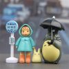 4pcs lot 3 5cm Anime My Neighbor Totoro Action Figure Toy Hayao Miyazaki Mini Garden PVC - Studio Ghibli Shop