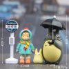 4pcs lot 3 5cm Anime My Neighbor Totoro Action Figure Toy Hayao Miyazaki Mini Garden PVC 4 - Studio Ghibli Shop