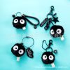 Action Spirited Away Plush Keychain Toys Miyazaki Hayao Totoro Fairydust Susuwatari Doll Girl Bag Pendant Key 1 - Studio Ghibli Shop