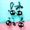 Action Spirited Away Plush Keychain Toys Miyazaki Hayao Totoro Fairydust Susuwatari Doll Girl Bag Pendant Key - Studio Ghibli Shop