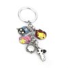 Anime Kiki s Delivery Service Keychain Spirited Away Key ring Ponyo on the Cliff Totoro Metal 4 - Studio Ghibli Shop