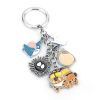 Anime Kiki s Delivery Service Keychain Spirited Away Key ring Ponyo on the Cliff Totoro Metal 5 - Studio Ghibli Shop