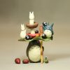 Anime Miyazaki Hayao My Neighbor Totoro with Umbrella Fried charcoal Figure Birthday gift Collectible Model ToyGarden - Studio Ghibli Shop