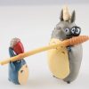 Anime Miyazaki Hayao My Neighbor Totoro with Umbrella Fried charcoal Figure Birthday gift Collectible Model ToyGarden 4 - Studio Ghibli Shop