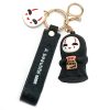 Anime Spirited Away Kawaii Keychain Cartoon Faceless Man Pendant Key Rings Lanyard Women Bag Toys Doll 2 - Studio Ghibli Shop