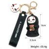 Anime Spirited Away Kawaii Keychain Cartoon Faceless Man Pendant Key Rings Lanyard Women Bag Toys Doll 4 - Studio Ghibli Shop