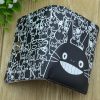 Anime Tonari no Totoro Black Short Coin Purse My Neighbor Totoro Pocket Purse with Interior Zipper 1 - Studio Ghibli Shop