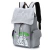 Cat Canvas Backpack Travel Schoolbag Large Capacity Rucksack Shoulder School Bag Mochila Escolar 1 - Studio Ghibli Shop