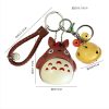 Charm Plush Totoro Keychain Totoro Bell Lovely Anime Cat Doll Bag Purse Soft Pendant Key Ring 2 - Studio Ghibli Shop