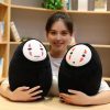 Creative Funny Spirited Away Movie Faceless Man No Face Plush Toy Ghost Kaonashi Stuffed U Shape - Studio Ghibli Shop