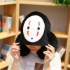 Creative Funny Spirited Away Movie Faceless Man No Face Plush Toy Ghost Kaonashi Stuffed U Shape 4 - Studio Ghibli Shop