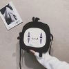 Cute Cartoon No Face Man Plush Messenger Bag Spirited Away Cosplay Anime Plush Bag Dolls Adjustable - Studio Ghibli Shop