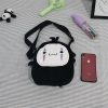 Cute Cartoon No Face Man Plush Messenger Bag Spirited Away Cosplay Anime Plush Bag Dolls Adjustable 2 - Studio Ghibli Shop