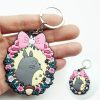 Cute Cartoon Totoro Keychain PVC Silicone Anime Key Chain Double Side Cartoon Key Ring Kid Trinket 4 - Studio Ghibli Shop