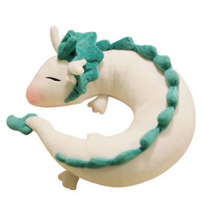 Fashion Cartoon Dragon Anime Miyazaki Hayao Spirited Away Haku Cute U Shape Doll Plush Toys Pillow - Studio Ghibli Shop