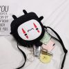 Girl Lovely Shoulder Bags Cosmetic Plush Doll Hayao Miyazaki Studio Ghibli No Face Man Cartoon Messenger 4 - Studio Ghibli Shop