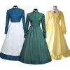 Howl s Moving Castle Anime Surrounding Clothes Maid Outfit Yellow Green Dress Sophie Halloween Cosplay Anime 1 - Studio Ghibli Shop