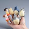 Koteta 1PC Hayao Miyazaki PVC Figurine TOTORO Finger Puppet Anime Model Collectiable Action Figure Kids Birthday - Studio Ghibli Shop