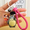 Miyazaki Hayao Animated Film My Neighbor Lovely Totoro Keychain Totoro PVC Doll Keyrings Charms Bag Backpack - Studio Ghibli Shop