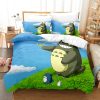 Miyazaki Hayao Spirited Away Bedding Set Quilt Studio Ghibli Totoro Duvet Cover Comforter Bedclothes Children Kid - Studio Ghibli Shop