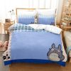 Miyazaki Hayao Spirited Away Bedding Set Quilt Totoro Studio Ghibli Duvet Cover Comforter Bedclothes Children Kid 12 - Studio Ghibli Shop