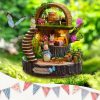 My Neighbor Totoro Music Box DIY Handmade LED Castle In The Sky Children Toys Birthday Romantic 1 - Studio Ghibli Shop