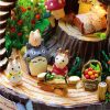 My Neighbor Totoro Music Box DIY Handmade LED Castle In The Sky Children Toys Birthday Romantic 4 - Studio Ghibli Shop