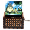 New Castle In The Sky Queen Totoro Jurassic Park Music Box Wooden Music Box Birthday Gift 1 - Studio Ghibli Shop