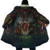 Princess Mononoke SG AOP Hooded Cloak Coat NO HOOD Mockup - Studio Ghibli Shop