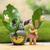 Studio Ghibli Miniatures Japanese Anime Totoro Ornament Miyazaki Fairy Garden Ornament Home Room Decor Cute Mini 1 - Studio Ghibli Shop