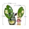 Studio Ghibli Miniatures Japanese Anime Totoro Ornament Miyazaki Fairy Garden Ornament Home Room Decor Cute Mini 5 - Studio Ghibli Shop