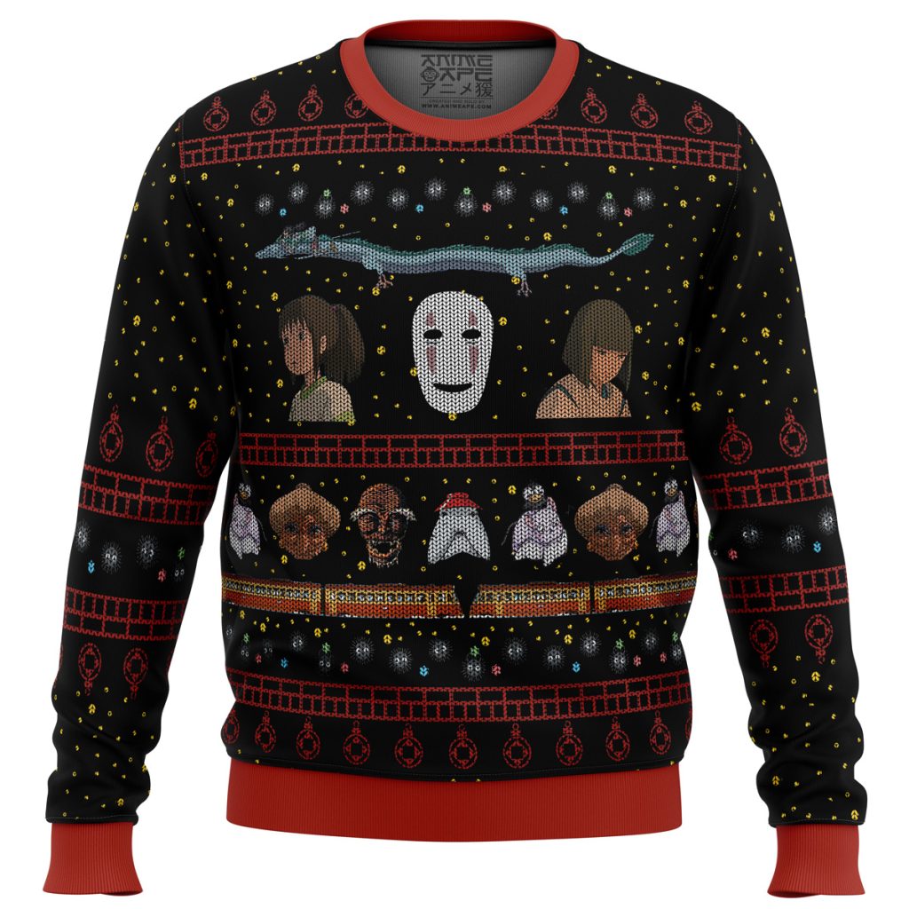 Studio Ghibli No Face Spirited Away men sweatshirt FRONT mockup - Studio Ghibli Shop