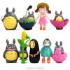 Studio Ghibli Totoro Miniatures PVC Action Figures Spirited Away No Face Man Hayao Miyazaki Mini Figurines 1 - Studio Ghibli Shop