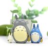 Totoro Japanese Anime 3 5 5cm Mini Tonari no Totoro with Lotus leaf Mini Cartoon Figures - Studio Ghibli Shop