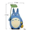 Totoro Japanese Anime 3 5 5cm Mini Tonari no Totoro with Lotus leaf Mini Cartoon Figures 4 - Studio Ghibli Shop