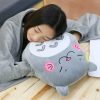 Totoro Plush Pillow Multifunction 3 in 1 Throw Pillow Totoro Hand Warm Pillow Cushion Baby Kids 5 - Studio Ghibli Shop