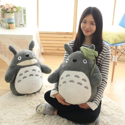 Totoro Plush Toy Cute Plush Cat Japanese Anime Figure Doll Plush Totoro With Lotus Leaf Kids 6 - Studio Ghibli Shop