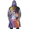 Trippy Howls Moving Castle SG AOP Hooded Cloak Coat BACK Mockup - Studio Ghibli Shop