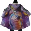 Trippy Howls Moving Castle SG AOP Hooded Cloak Coat NO HOOD Mockup - Studio Ghibli Shop