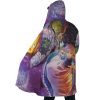 Trippy Howls Moving Castle SG AOP Hooded Cloak Coat SIDE Mockup - Studio Ghibli Shop