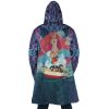 Trippy Ponyo SG AOP Hooded Cloak Coat BACK Mockup - Studio Ghibli Shop