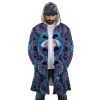 Trippy Ponyo SG AOP Hooded Cloak Coat FRONT Mockup - Studio Ghibli Shop